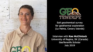 Rae McClintock Soil geochem for geothermal exploration GeoIntern from University of Regina [upl. by Elleinet]