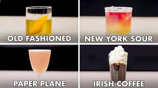 How To Mix Every Whiskey Cocktail  Method Mastery  Epicurious [upl. by Htir]