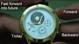 Noblia watch using Citizen 6700 the worlds first perpetual calendar movement [upl. by Karrah518]