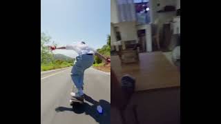 My Worst Longboard crash ever  longboard skate skateboarding longboarder skateboard skater [upl. by Adne]