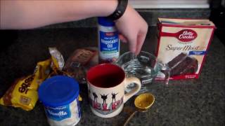 Easiest Mug Cake Ever Only 2 Ingredients [upl. by Colfin]