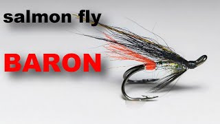 Fly Tying Tutorial Salmon Fly Baron for Trout amp Salmon [upl. by Saduj]