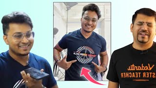 The Jai Shree Harsh Tshirt and Harsh sir reaction 😂 OP Phone call [upl. by Brok810]