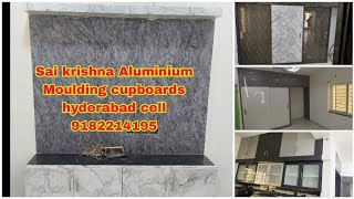 Sai Krishna Aluminium Moulding cupboards Hyderabad cell 9182214195 [upl. by Dric]