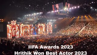 IIFA AWARDS 2023  Best actor award goes to Hrithik Roshan iifaawards2023 iifa2023 hrithikroshan [upl. by Weed]