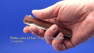 Böker Plus Urban Trapper Cocobolo  wwwpizziniat [upl. by Seena]