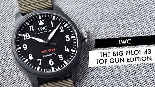 REVIEW The IWC Big Pilot’s Watch 43 TOP GUN Ceramic [upl. by Bain]