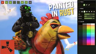 Rust Art  Speed Painting  NVG Chicken [upl. by Siuqcram]