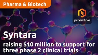 Syntara raising 10 million to support for three phase 2 clinical trials [upl. by Vargas367]