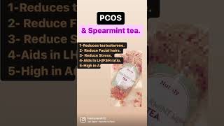 PCOS amp Spearmint tea🌸✅ pcos spearmint hirsutism [upl. by Nylaroc]