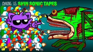 Among Us VS SHIN SONIC TAPES Zombie  어몽어스 ANIMATION [upl. by Eniliuqcaj]