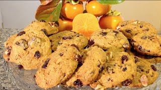 How To Bake Persimmon CookiesFood Recipes [upl. by Llerrud]