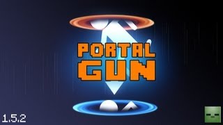 Minecraft Mods Portal Gun Forge164Act [upl. by Ekez]