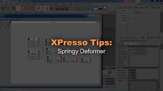 Cinema 4D XPresso Springy Deformer [upl. by Harragan]