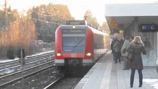 Station Planegg  Bahnstrecke MunchenStarnbergTutzingGarmisch [upl. by Uni]