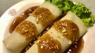 LUMPIANG SARIWA HOW TO MAKE LUMPIANG SARIWA WITH SAUCE AND WRAPPER [upl. by Housum]