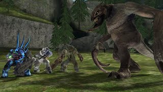 Halo 1 Hunters VS Halo 2 Brutes VS Halo 3 Flood Tanks VS Halo Reach Guta [upl. by Atselec]