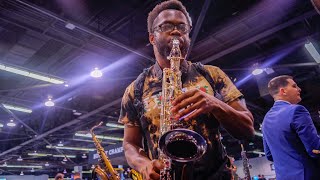 Playing The Cannonball Gerald Albright Alto Sax At NAMM 2024 [upl. by Ttelrahc]