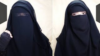 Three layer niqab cutting amp stitching tutorial in malayalamyaz passions by Ramshi [upl. by Notslar]