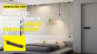 MT26How to install magnetic lights to woven track Lighting buckle [upl. by Ennavoj]