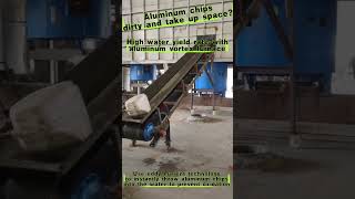 How to produce more smelting aluminum chips aluminum melting industrial [upl. by Schlicher]