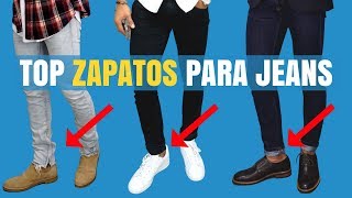 Top 9 Zapatos Para Usar Con Jeans [upl. by Aicirtap]