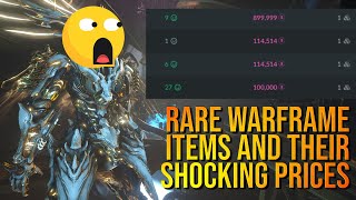 These Warframe ITEM PRICES will make you question your platinum farming method in the game [upl. by Eibber]