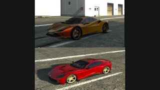 New Turismo Omaggio vs Itali GTO GTA Online 2023 Winter DLC [upl. by Nosiddam710]