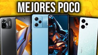 TOP 6 MEJORES CELULARES quotPOCOquot CALIDAD PRECIO para COMPRAR 2024 de GAMA MEDIA y GAMA ALTA [upl. by Kazim]