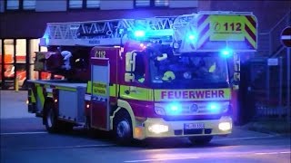 DLK KEF und RTW der Feuerwehr Ratingen [upl. by Almallah]