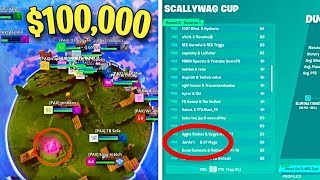 My FIRST Time in a 100000 Fortnite Tournament [upl. by Marlow77]