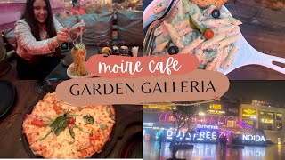 Best Cafe in Garden Galleria Mall Noida  All About Moire Cafe noida food happening [upl. by Sheng]