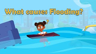 What causes Flooding  What is a flood  Flood facts for Kids  What is a flood for kids Flooding [upl. by Paolina925]