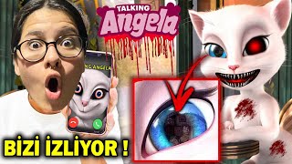 TALKİNG ANGELA NIN GÖZÜNDE KAMERA VAR  BENİ ARADI Gece 3te SAKIN OYNAMAYIN [upl. by Nylareg]