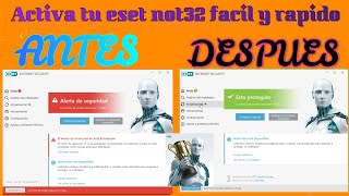 COMO ACTIVAR Y ACTUALIZAR la LICECIA del ANTIVIRUS ESET NOD 32 GRATIS 2021ACTIVA ANTIVIRUS GRATIS [upl. by Leizar]