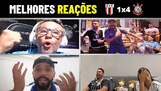 As Melhores Reações de BotafogoSP 1x4 Corinthians  Paulistão 2024 [upl. by Alekal]