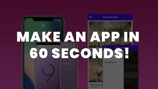 Free Unity3D Starter App Template  Make your first app in 60 seconds [upl. by Ellenij]