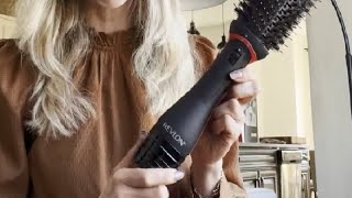 REVLON One Step Root Booster Round Brush Dryer and Hair Styler Review [upl. by Carmen]