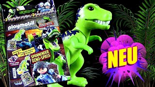 Playmobil ® Dino Rise  Dino Spass Tüte Nr 1 mit 2 Figuren amp 2 Magazine  Was ist drin [upl. by Neemsaj576]