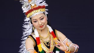 MANIPURI DANCEKRISHNA NARTANPART 1 BY KONSAM SUJATA DEVI Sujatakon [upl. by Delcine]