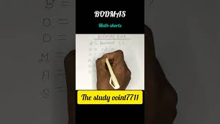 BODMAS RULE  bodmasrule yshorts viralshort mathtricks maths tricks [upl. by Aneeres]