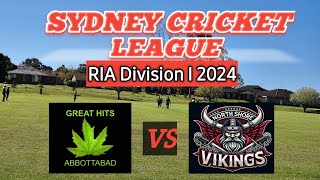 SYDNEY CRICKET LEAGUE RIA MONEY TRANSFER DIV I 2024 GRAND FINAL GHA VS NSV 31ST AUG 2024 [upl. by Ydnor980]