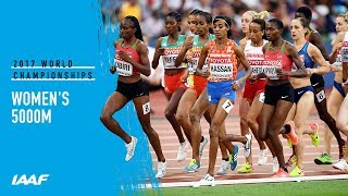 Womens 5000m Final  IAAF World Championships London 2017 [upl. by Attenol]