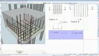 Allplan Engineering  Bâtiment Ferraillage [upl. by Lacim]