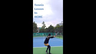 Hochiminh Tennis  Tennis Lesson In HCMC [upl. by Akerahs]