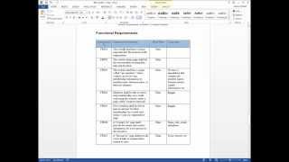 Documenting Functional Requirements [upl. by Bogosian482]