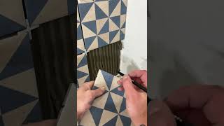 How To Scribe A Tile Into A Wall [upl. by Wylie333]