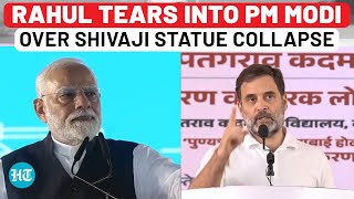 Shivaji Statue Collapse Rahul Gandhi’s 3 Questions To PM Modi Over Apology ‘Don’t Just Apologise…’ [upl. by Annert]