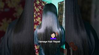 Damage Hair Repair💇🏻‍♀️  hairtreatment hairlover hairsmoothingtreatment shorts viralshorts [upl. by Packston]