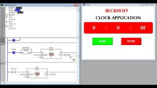 Beckhoff PLC Programming Tutorial CLOCK APLICATION TWINCAT [upl. by Phineas]